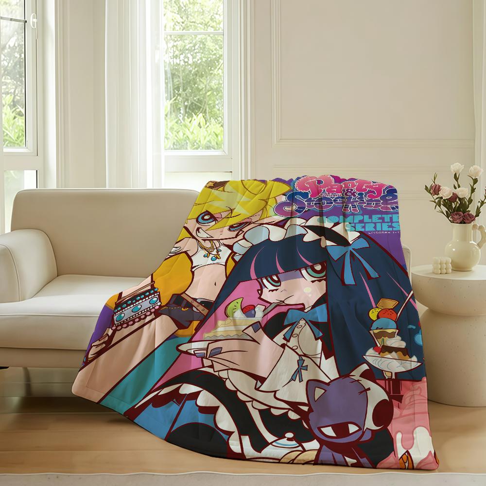 Panty & Stocking with Garterbelt Blanket For Sofa Office Bed Plane Travel Sleep Read Relax Camping Soft And Warm