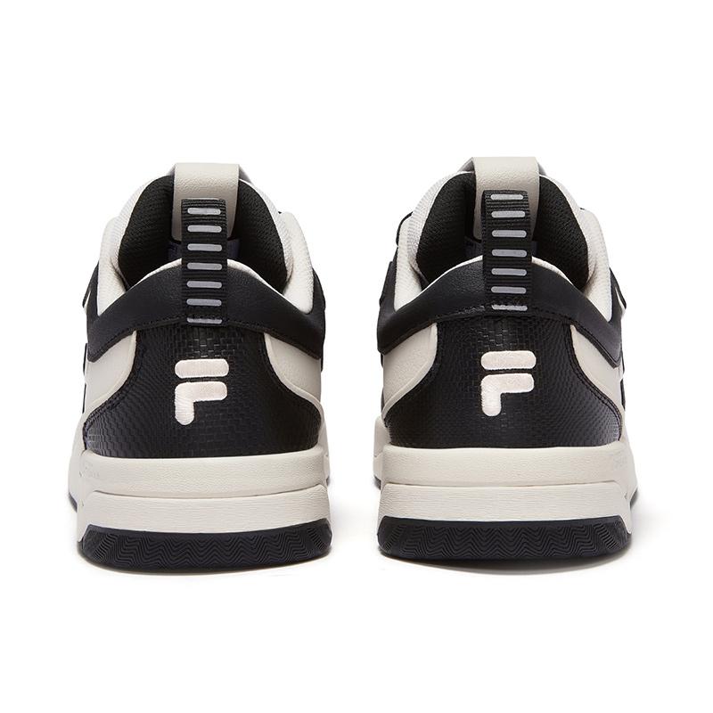 FILA Fusion Nollie Fashion Versatile Low-Top Skate Shoes Men sneaker Birch-Brown Black T12M512304FBB