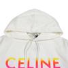 Celine Hoodie White Cotton Mens S 2Y753670Q Used