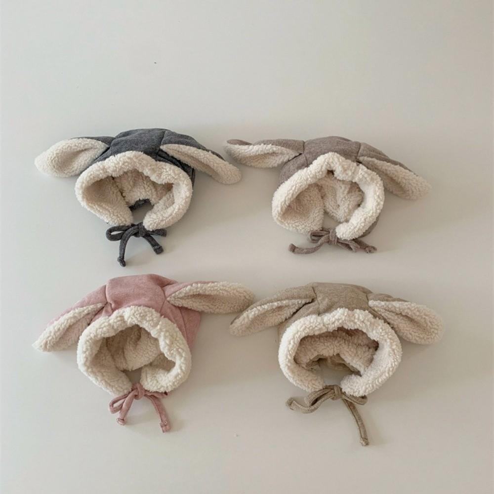 Cute Baby Beanie Cap Winter Ear Protection Hat Lovely Rabbit Ear Hat  Kids