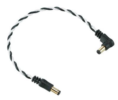 Ibanez Twisted Pair DC Cable, White & Black, 20cm, DCT08-BWH