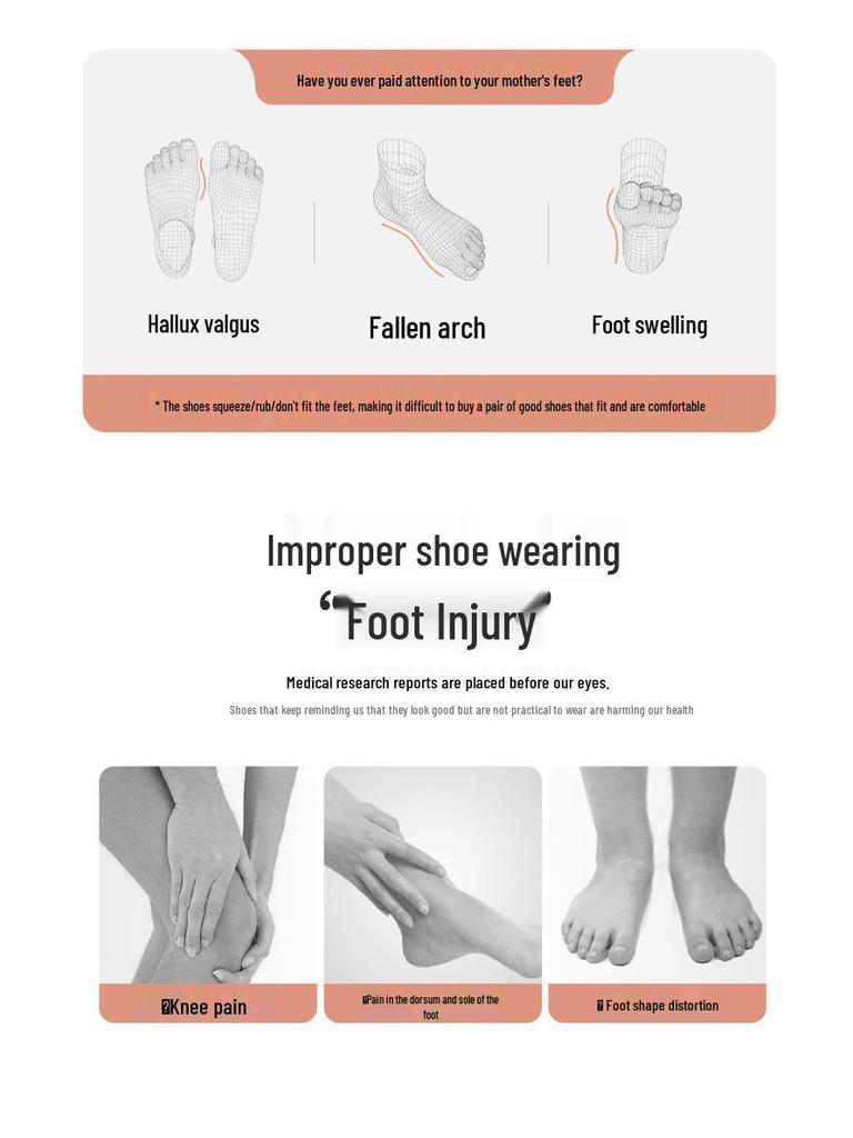 2025 Summer Women's Casual Slip-On Shoes - Comfortable One-Step Mom Shoes