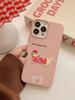 Leather cartoon embroidered dachshund iPhone15promax Apple 14 mobile phone case 11 new 12 soft 13Pro