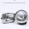 Jialing JH70 Moped Headlight Assembly: Square & Round Bulb Options for Motorcycle Accessories