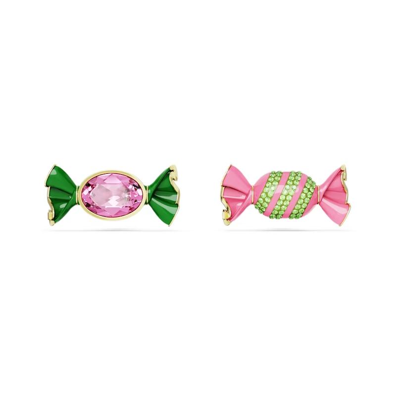 Swarovski Dulcis Candy Pattern Crystal Earrings Women s Multicolor 5652136