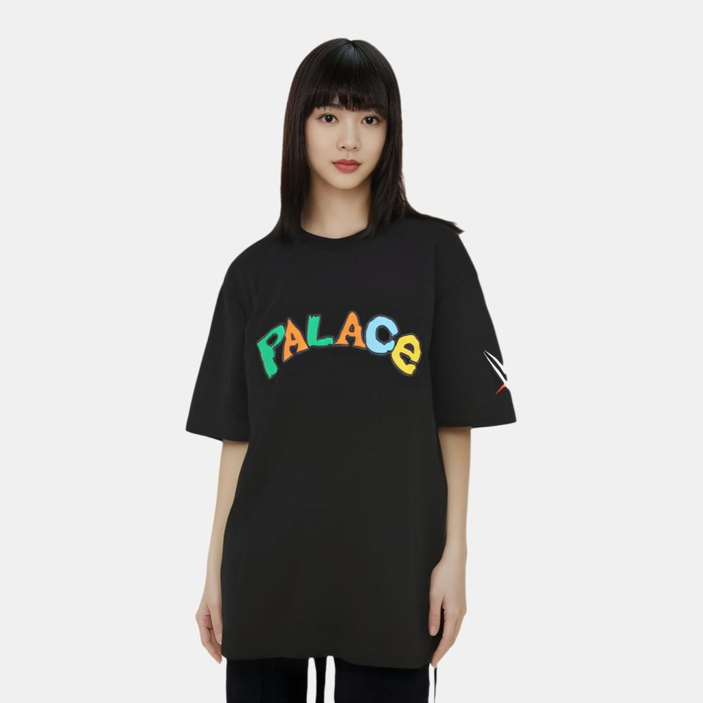 Palace X WWE Nice Day T-Shirt Black Unisex Tops P22TS462
