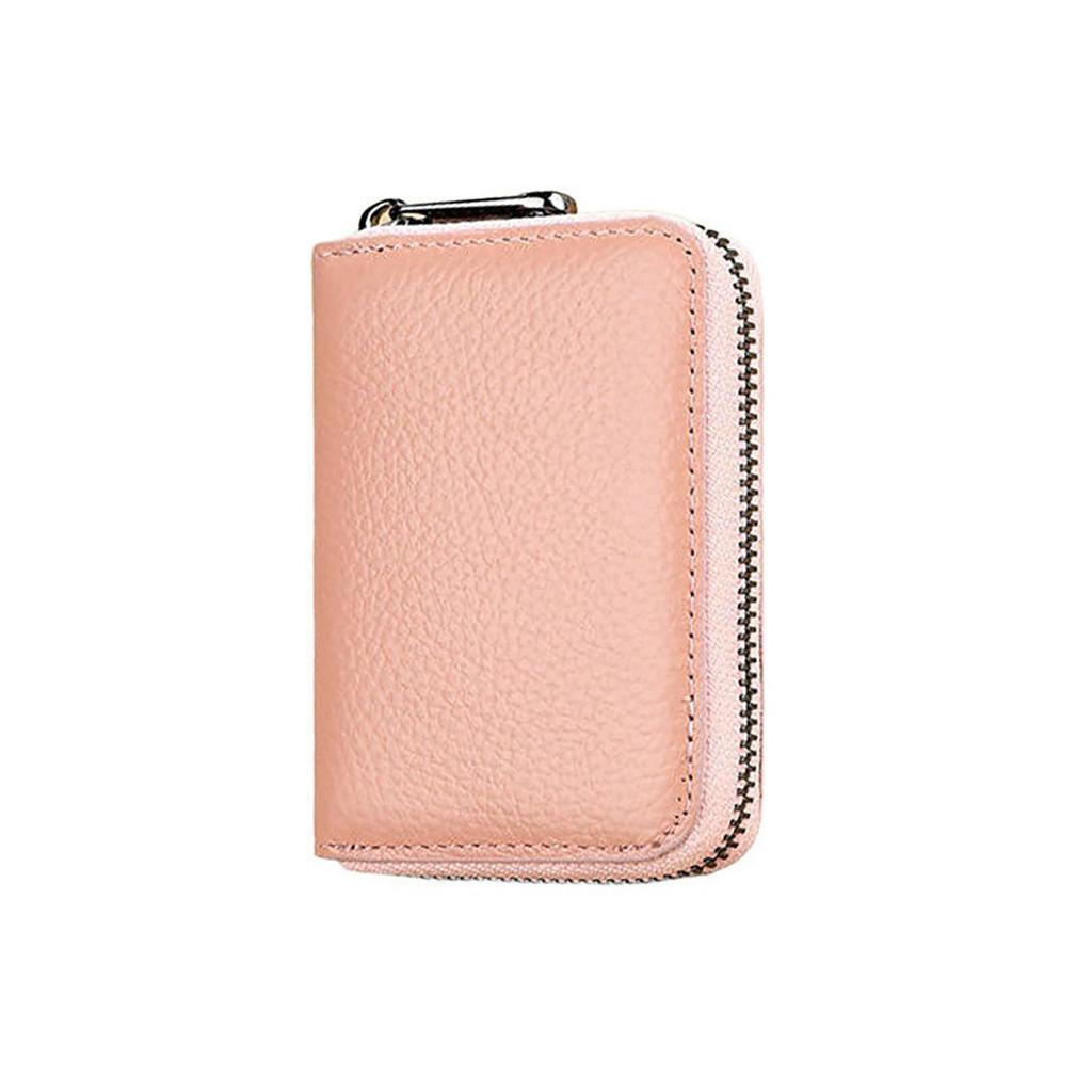 Classic Multi-card Storage Bag Man Wallet with Zipper Women Coin Purse 22 Bits Unisex Solid Color Credit Card Holder