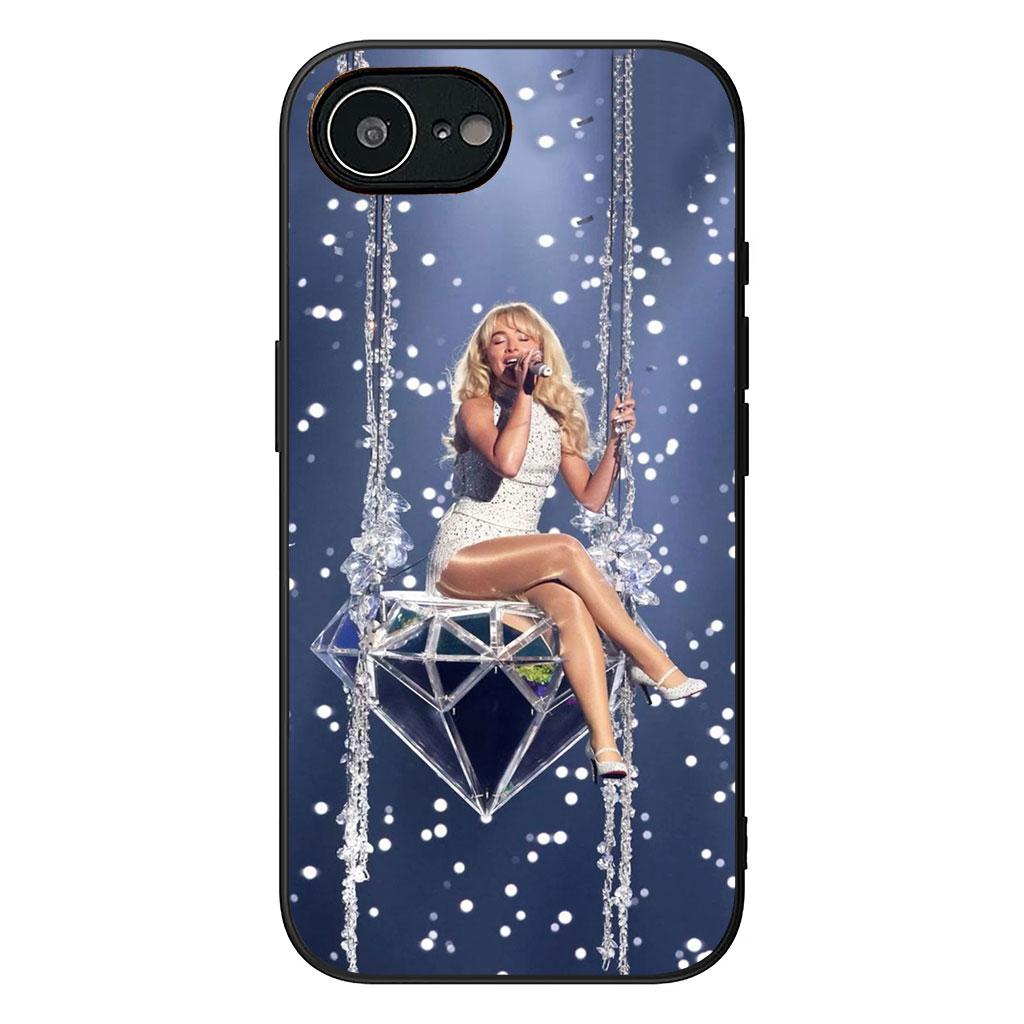 Sabrina Sc Carpenter Phone Cover for Apple iPhone 16 15 14 Plus 13 12 Mini 17 Pro Max + ProMax 16E Air Case