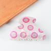 8.6cm New Fruit Lemon Print Hair Claw Summer Simple Colorful Claw Clip Fashion Crab Hair Clips Hair Accessories for Women Girls