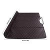 Foldable Bed for Car Backseat PU Leather Travel Mattress Non-Inflatable Perfect for Comfortable Road Trips for Sedan SUV Truck