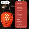 Woven Bamboo Solar Lantern: Waterproof Outdoor Decorative Hanging Lamp for Garden and Courtyard