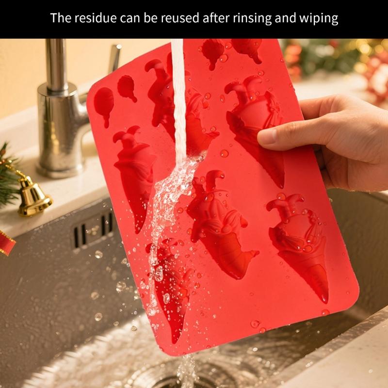 Silicone Baking Molds Nontoxic Materials For Cakes Chocolate Mousses Ice Creams With Easy Cleaning Design And Durable Structure