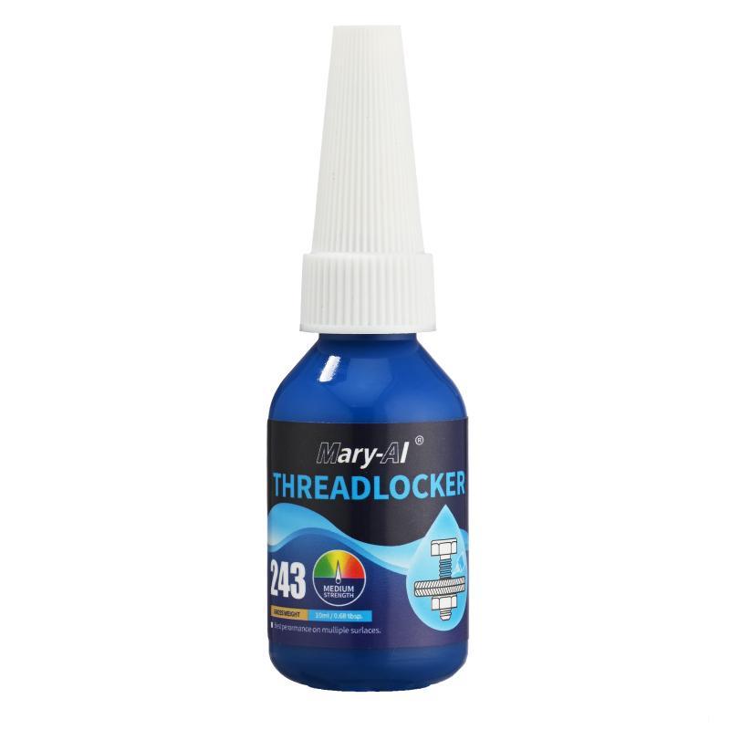 Maryai 243 Medium Strength Threadlocker Fast Curing Removable For Auto Repair Bolt Securing