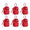 Pack of 6 Wedding Candy Boxes Handbag Party Gift Bags Candy Bags Pouches