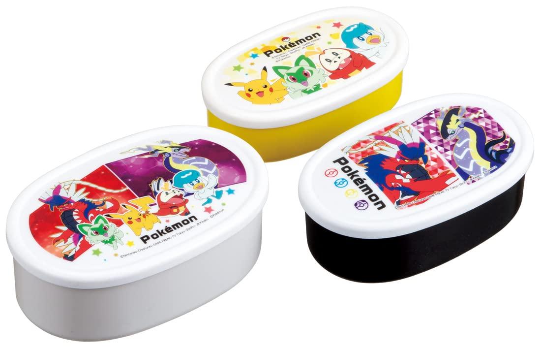 

Skater Bento Герметичный набор для хранения из Сделано в Коробка, Контейнер, Контейнер, 3, Покемон 23, Япония, 860 мл, SRS3SAG-A