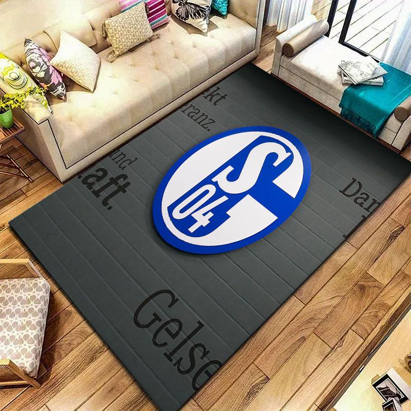 FC Schalke 04 Carpet Rug for Living Room Bedroom Home Sofa Decoration,Kids play Non-slip Floor Mat