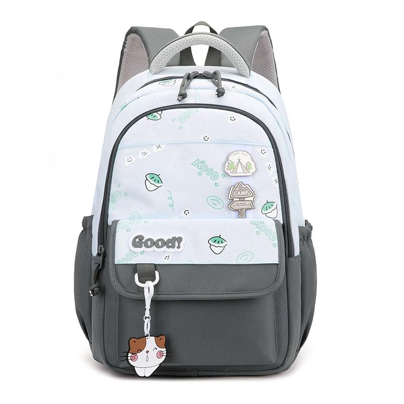 School bag for girls, new models for primary school students to reduce the burden, junior high school school bag, large-capacity backpack