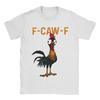 F-Caw-F Chicken  T-Shirt Summer  Trending T Shirts Man Cotton O Neck Plus Size Clothes Short-Sleeved Street Style Tops