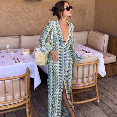 Lace Beach Dress V,Neck Hollow Split One,piece Dresses