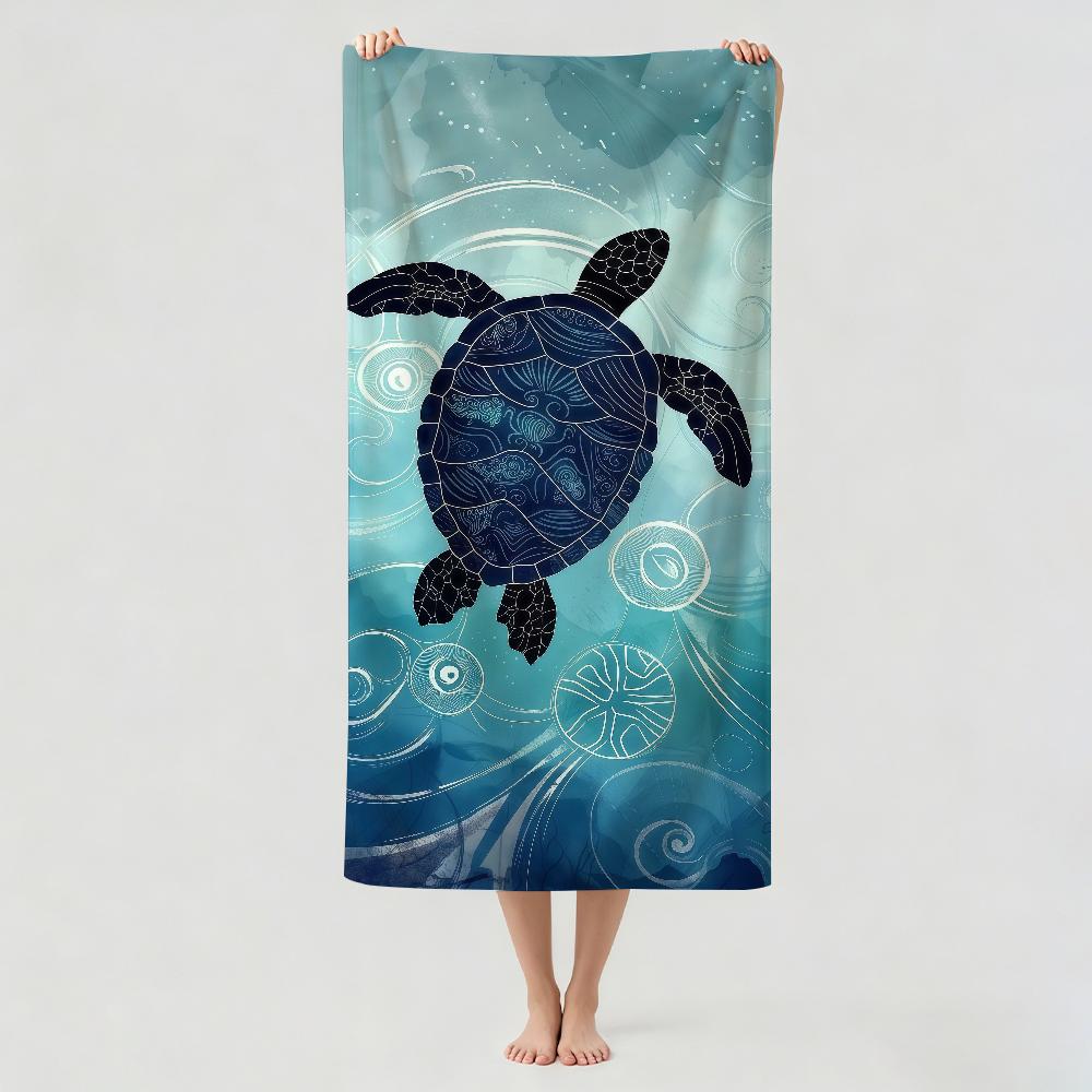 Fashion print starfish Towel Drying Bath Towel Applicable To Light Swimming Camping Yoga Beach Out