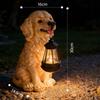 Sun Powered American Cocker Spaniel Figure Light For Yard Enhancement Featuring LED Warm Light And Water Resistant Construction