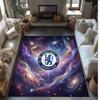 Tappeto in Flanella Stampato Chelsea FC Antiscivolo Morbido Poliestere Tappeto per Pavimento Tappetino Decorativo da Interno per Camera da Letto Soggiorno Divano Sala Giochi Decorazione Casa