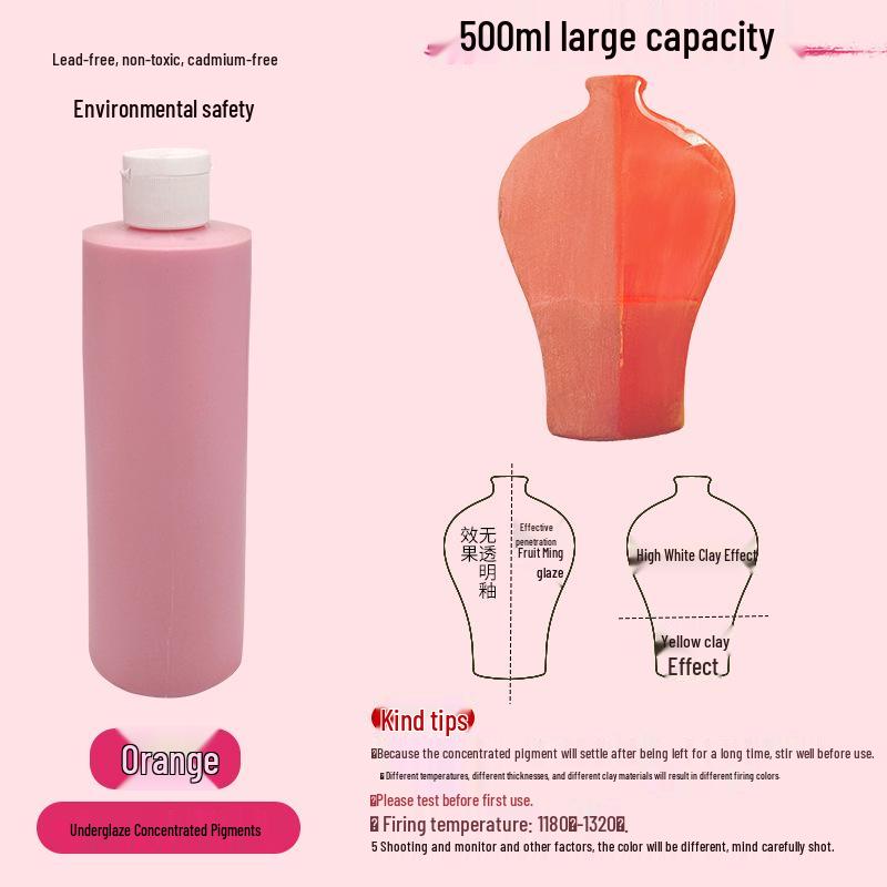 Konzentrierte wasserbasierte Keramik-Unterglasurpigmente für DIY- & Studentenprojekte