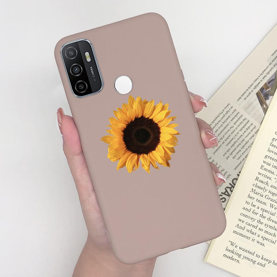 For OPPO A53S 2020 Case Cartoon Coque Heart Painted Silicone Phone Back Cover For Oppo A53s A 53s A53 S Oppoa53 2020 Shell Case