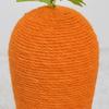 Cat Scratch Post Carrot Shape Soft Comfortable Vivid Lovely Thicken Durable Sisal Cat Scratcher Mat Large