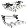 Foldable Step for RV Travel Trailer Lightweight Aluminum Accessory Safe Use