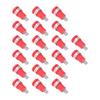20Pcs Banana Socket 4mm Strong Connectivity Corrosion Resistance Good Performance Electrical Test AccessoriesRed