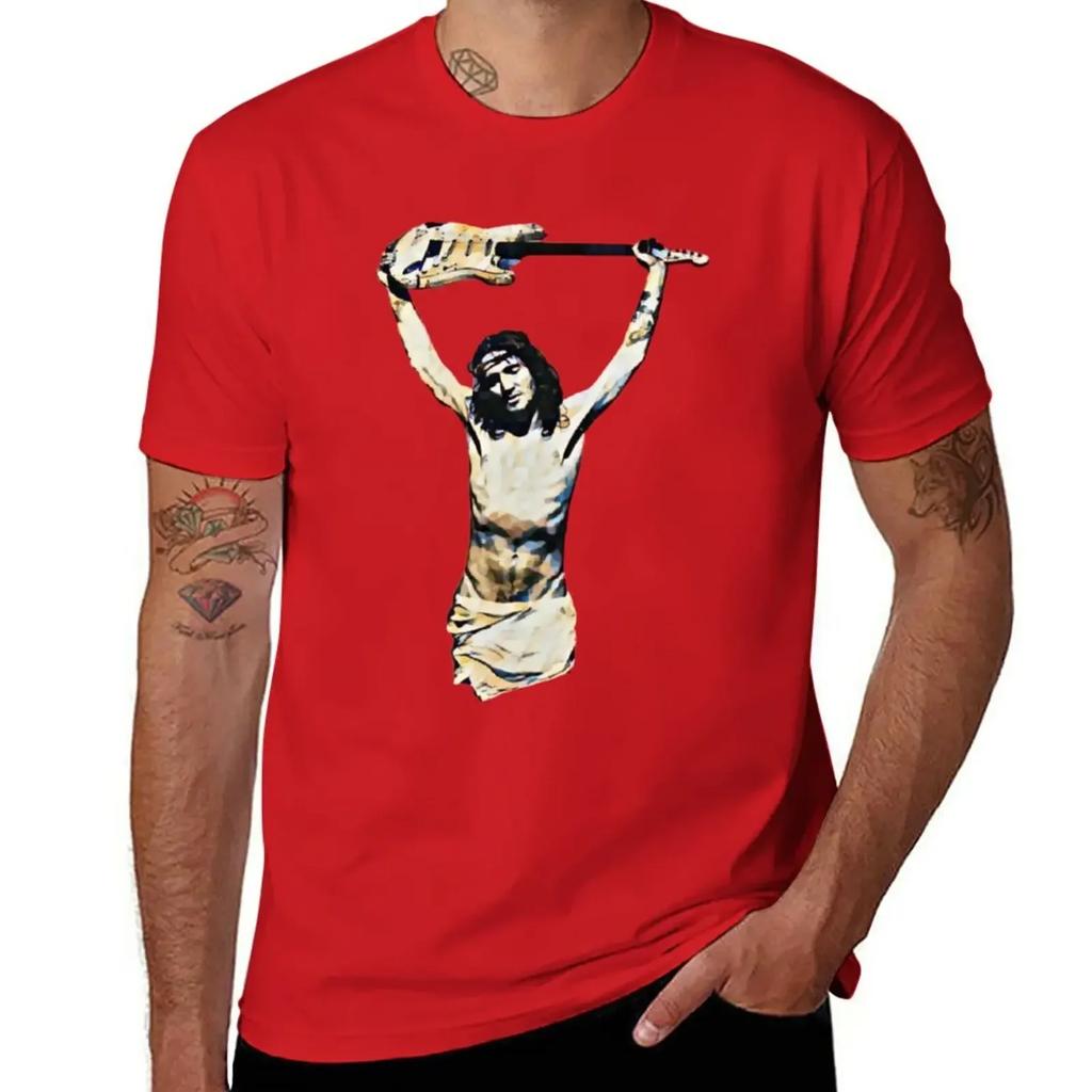 Jesus Christy Guitar - John Frusciante T-Shirt customizeds plain plus sizes big and tall t shirts for men