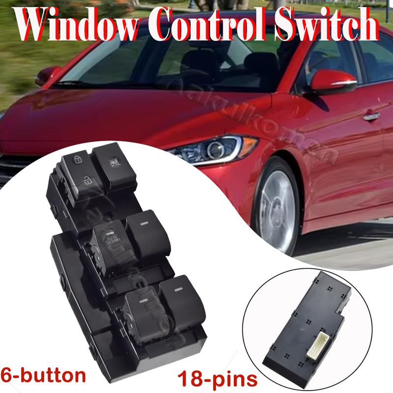 NEW Master Electric Power Window Switch Lifter Button Autodown For Hyundai Elantra 2017 2018   93570-F2100 93570-F2000