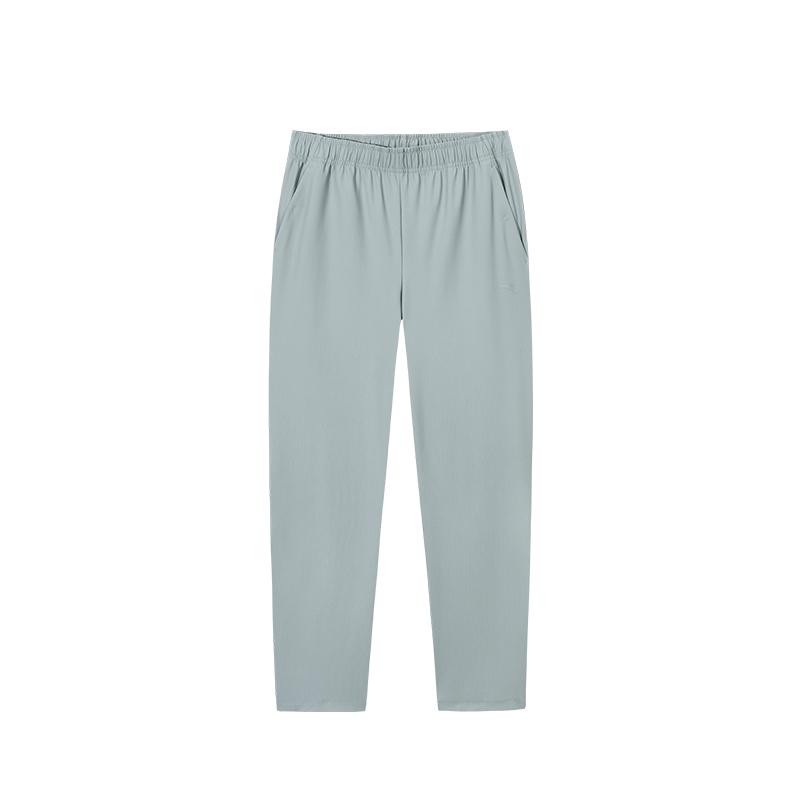 Anta Simple Versatile Solid Color Fashion Straight Leg Knitted Sports Pants Men Bottoms 152537314N-1