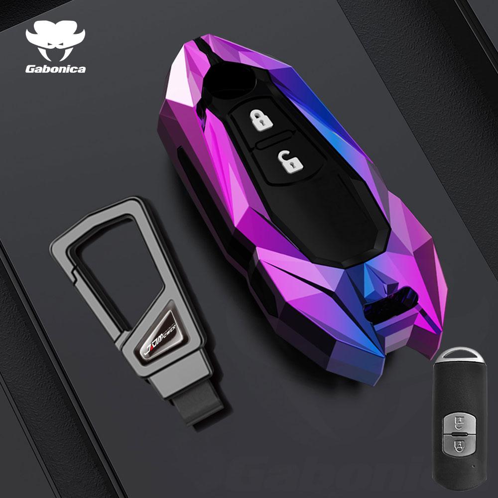 New 2 3 Buttons Zinc Alloy Car Key Fob Case Cover For Mazda 2 3 6 Atenza Axela Demio Cx30 Cx-4 Cx-5 Cx5 Cx-3 Cx7 Cx8 Cx-8 Cx-9