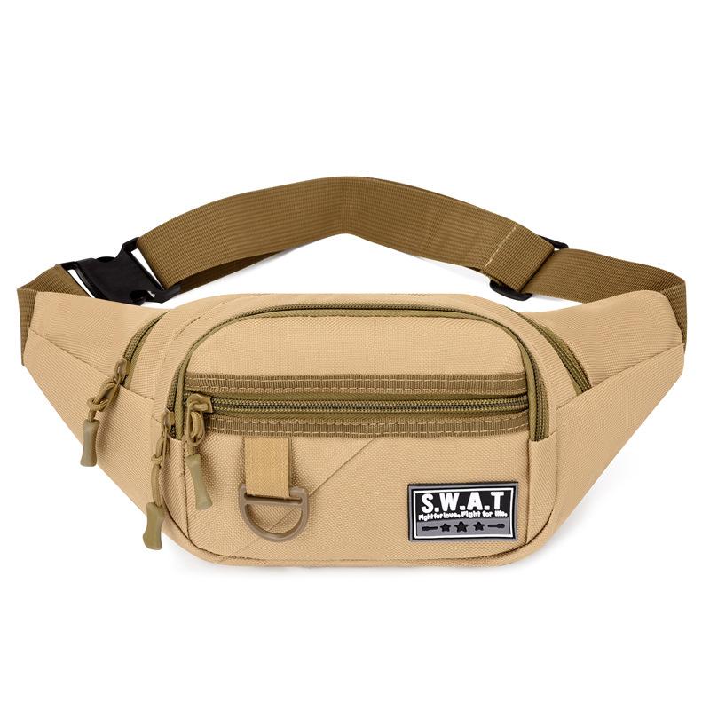 Camouflage Outdoor Mountaineering Fanny Bag Versatile Fashion Trend Shoulder Fanny Bag Running Sports Cycling Messenger Bag Bag