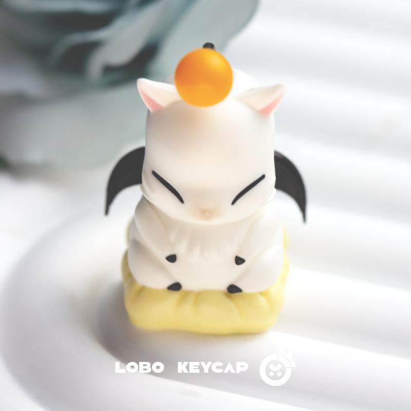 Final Fantasy Moogle  Mechanical Keyboard Can Replace Animation Keycaps Esc Resin Material  Peripheral Gift For Kidss