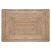 Jute Carpet 60X90Cm Smooth Natural Rectangular