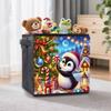The Hardworking Little Penguin 5D Diamond Painting Storage Basket Full Round Drill Mosaic Diamond Embroidery Cross Stitch Kits Home Decor Home Decor