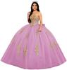 Gold Lace Applique Adult Dress Fluffy Strapless Tube Top Tulle Ball Dress Glitter Princess Dress Dress