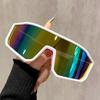 Outdoor Sports Cycling Sunglasses with Full Frame Integrated Lenses and Colorful Coated Sunglasses