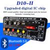 D10-II 12V 24V Auto Bluetooth Verstärkerplatine AUX TF-Karte USB 30-120W für 4 Ohm 40W Lautsprecher 220V EU Subwoofer Audio Verstärkermodul