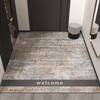 Modern Entry Door Floor Mat Entry Door Leather Foot Mat Pvc Wipes Washless Household Entryway Carpet Can Be Cut