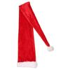 Christmas Hat For Child Adults With Plush Material And Extended Length Holiday Costume Accessory