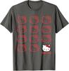 Sanrio 2026 Summer Comic Form Hello Kitty Image 100 Cotton Printed Casual Tshirt Adult Children Parentchild Top Homewear Y2k