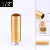 1~10pcs BSP 1/2" L:30~120mm Brass Full Hollow Threaded Tube Nipple DIY Lighting Accessories Lighting Base Connecting Accessories