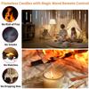 12Pc LED Floating Candles With Magic Wand Timer Flameless Flying Candle Flickering Burning Candles For Wedding Holiday Decor New