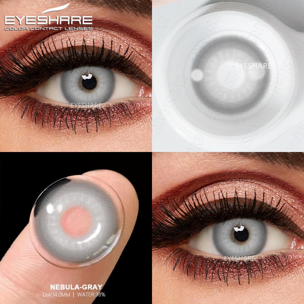 

EYESHARE NEBULA Однотонные контактные линзы для косплея Красные линзы Розовые линзы Косплей Контакты Ежегодные косметические ученики