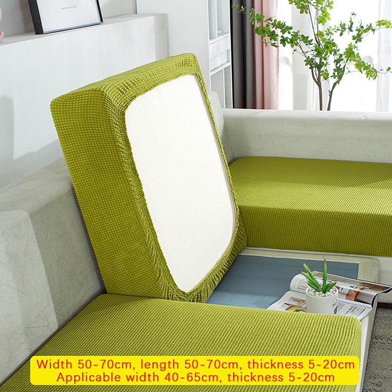 

Эластичный чехол на сиденье дивана Растягивающийся 1-местный чехол на подушку Противоскользящий Пылезащитный Чехол на толстую подушку дивана green