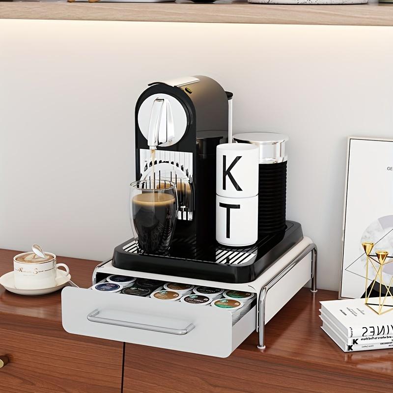 

Pod Stand Countertop Large Capacity Coffee Capsule Storge Rack For Kitchen Coffee Shop And Office Home Organizers And Storage белый
